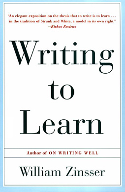 Writing to Learn Jacket Cover